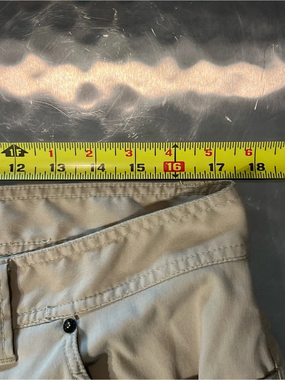 prAna Men’s Brion 5-Pocket Stretch Pants – Tan / Khaki Size